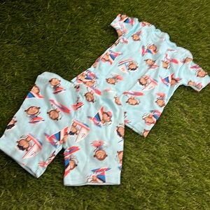Carters Boy Pajama Shorts Set - Sailing Monkeys